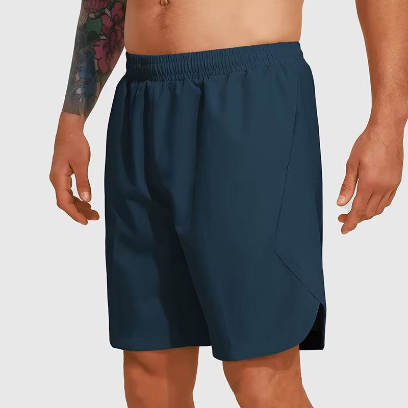 Quick Dry Polyester Spandex Custom Fitness Mens Gym Shorts Breathable Training Elastic Running Workout Sports Sweat Shorts