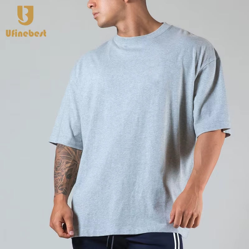 2025 New Style Fashionable Men Street Wear High Quality White T-Shirts Casual Gym Workout Tops 95% Cotton T-Shirt for Men