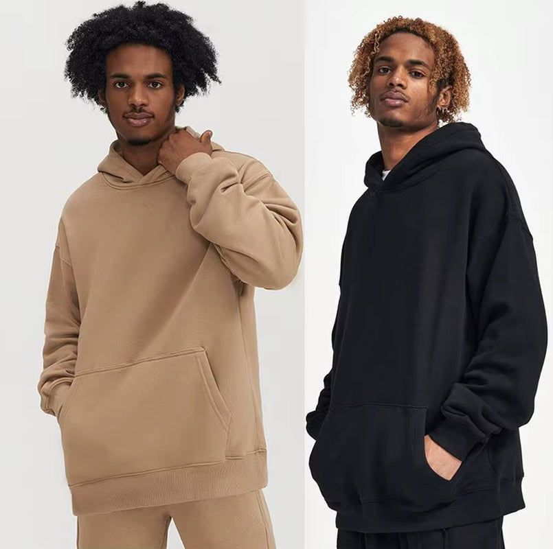 Men's Oversized Blank Pullover 