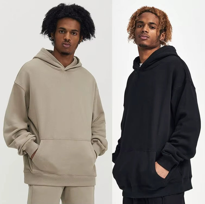 Men's Oversized Blank Pullover 