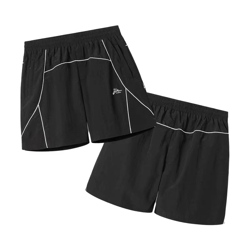 TF Custom Fashion Nylon Reflective Shorts High Quality Nylon Sweat Short Pants Custom Logos Screen Printing Shorts for Men