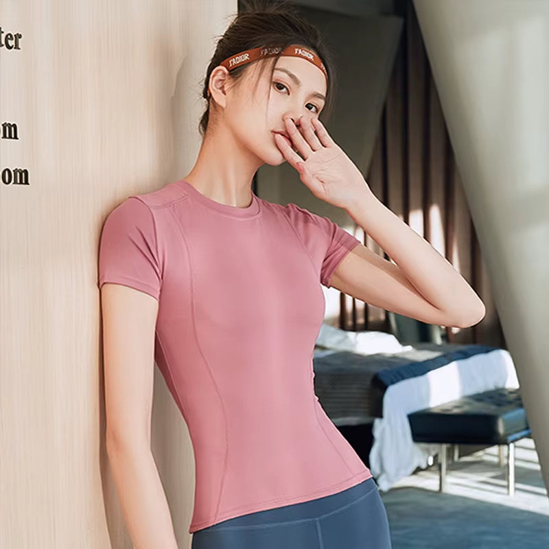 Polyester Spandex Custom Print Plain Summer Oversize T Shirt Women Crop