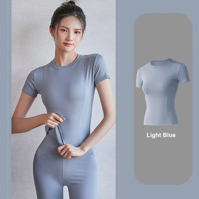 Polyester Spandex Custom Print Plain Summer Oversize T Shirt Women Crop