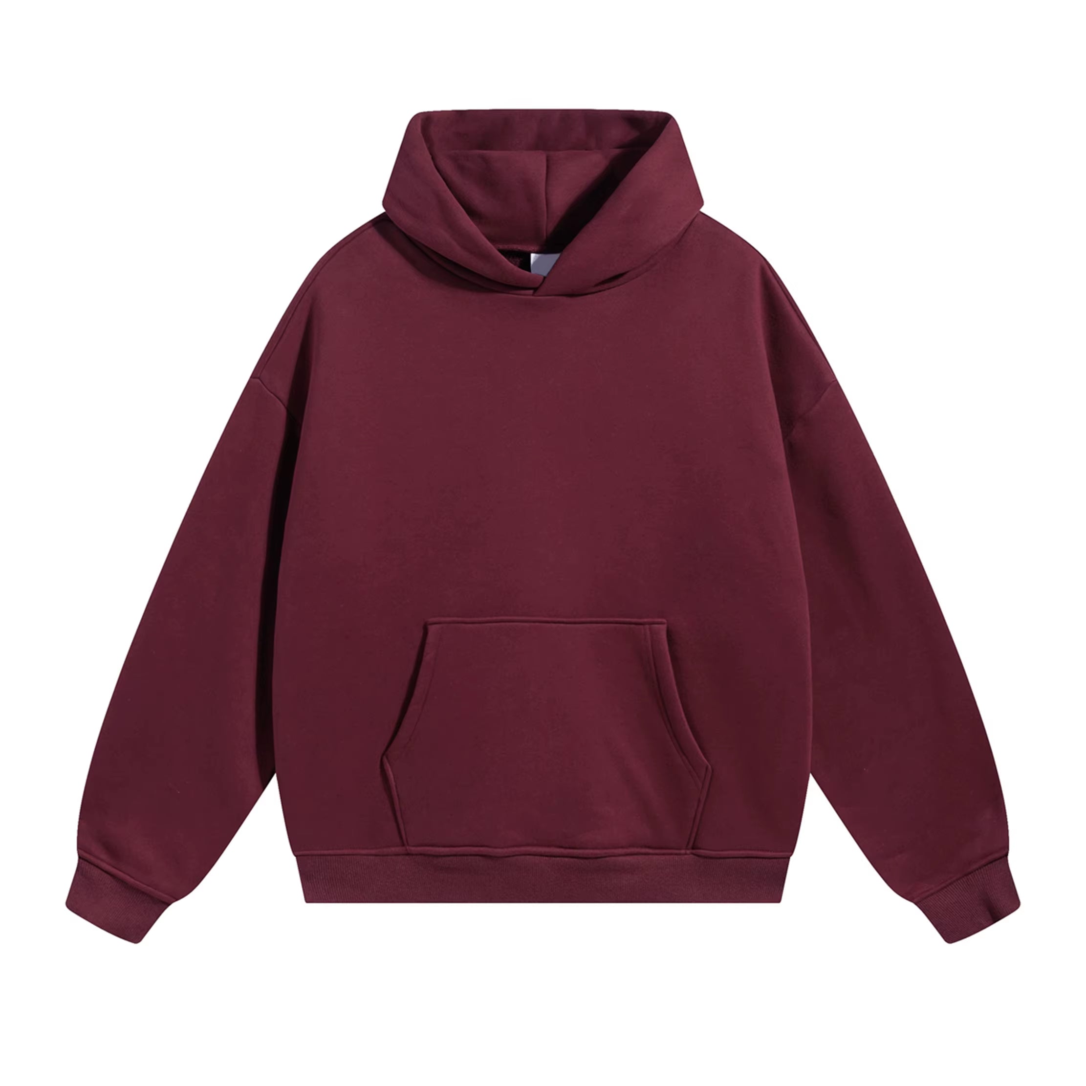 Men's Oversized Fleece Hoodie – 400GSM Cotton Blend Pullover