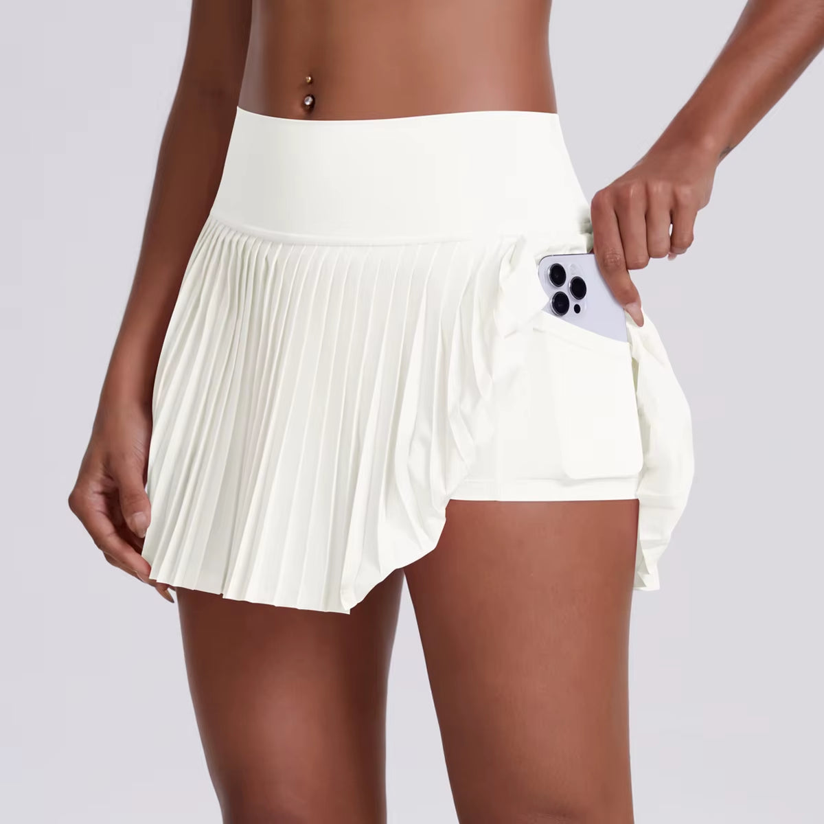 High Waisted Wholesale Women'S Tennis Golf Skirts Inner Shorts Athletic Skorts Sports Running Pickleball Skirt with Pockets
