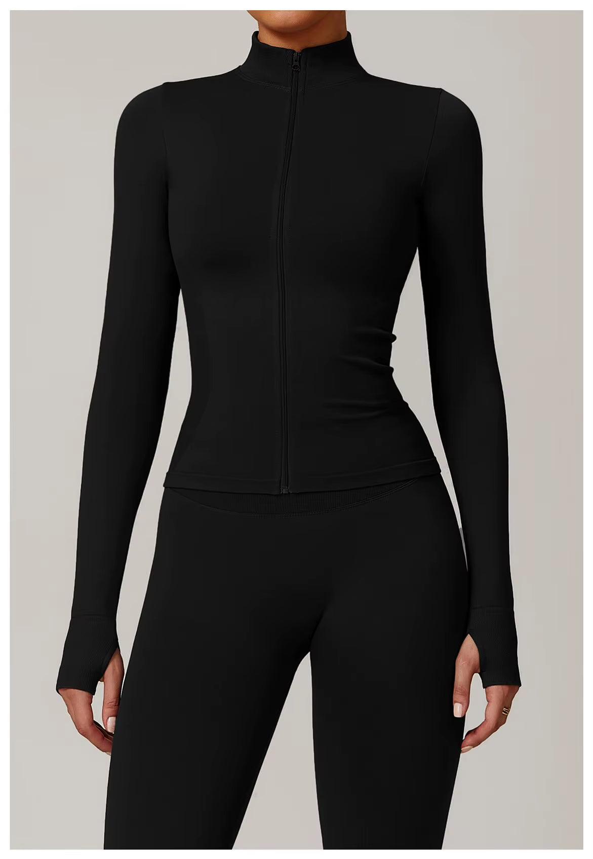 Fitness Clothing Workout Top Long Sleeve Polyester Zipper Sports Women'S Coats Custom Logo Outdoor Gym Yoga Jackets for Women