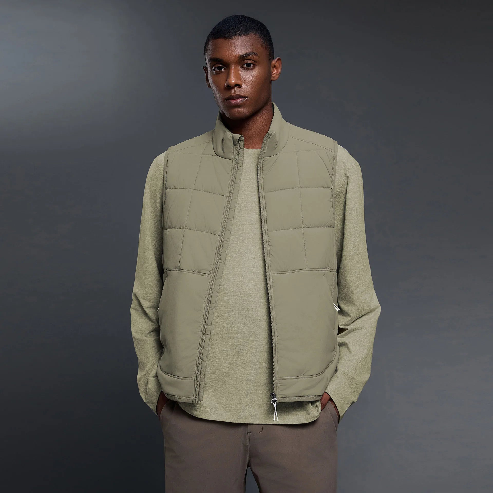 Men's Lightweight Waterproof Canvas Vest 