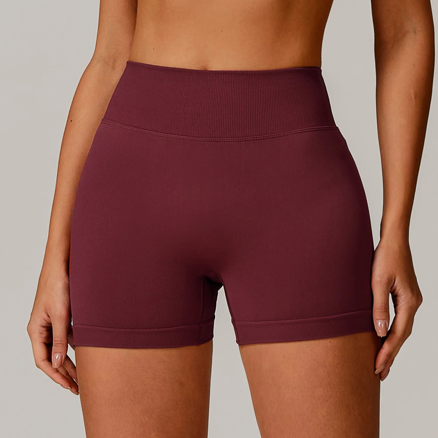 Women's Seamless Scrunch Butt Biker Shorts 