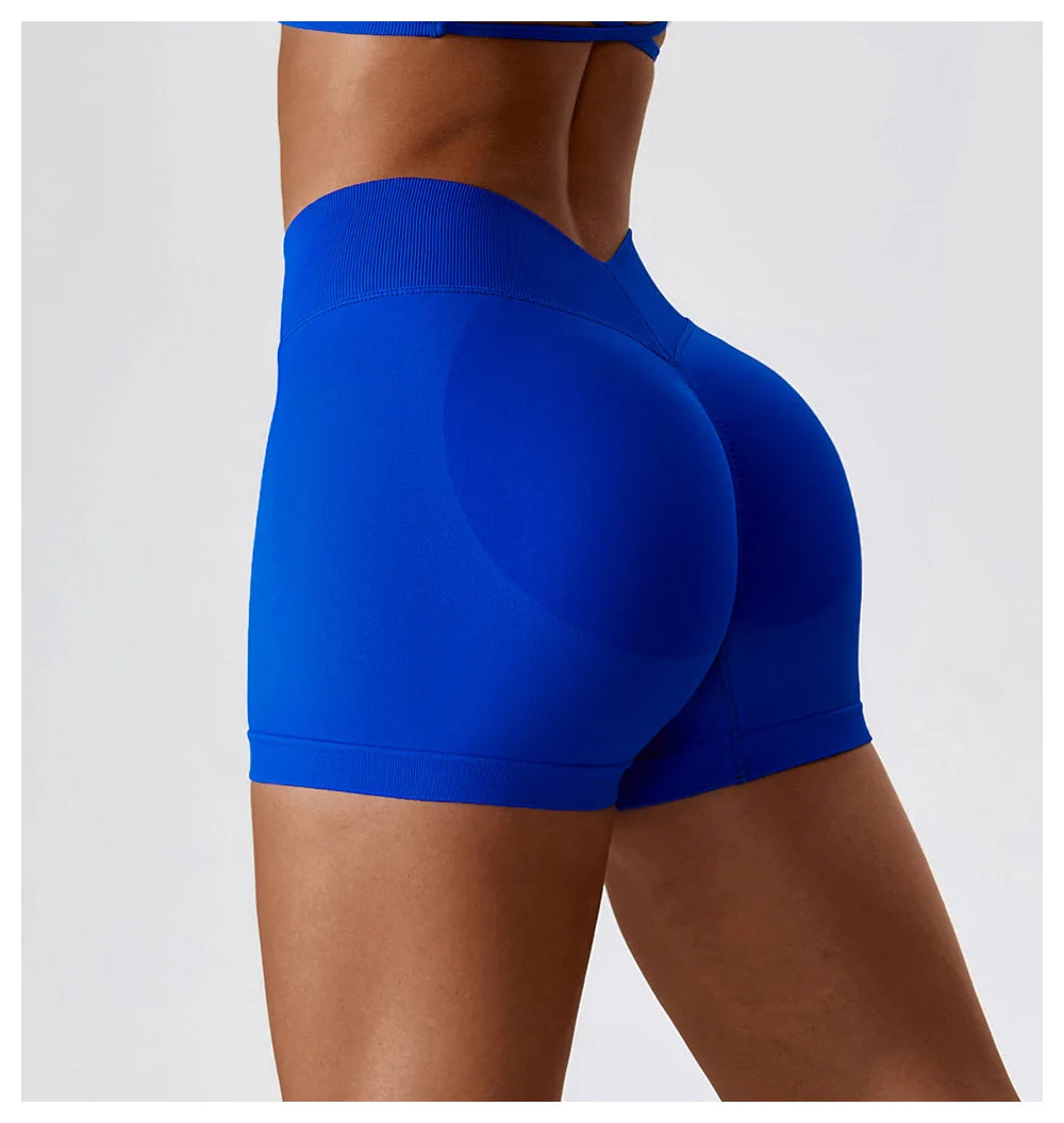 Women's Seamless Scrunch Butt Biker Shorts 