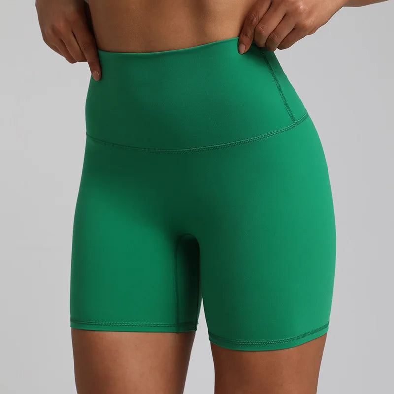 Women's High-Waist Gym Tight Shorts