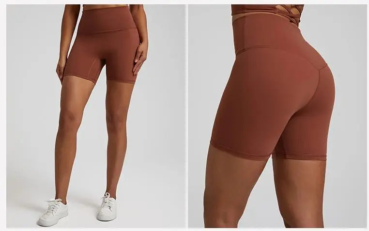 Women's High-Waist Gym Tight Shorts