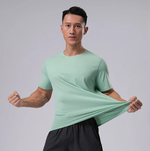 Men's Ice Silk Quick-Dry Sport Shirt