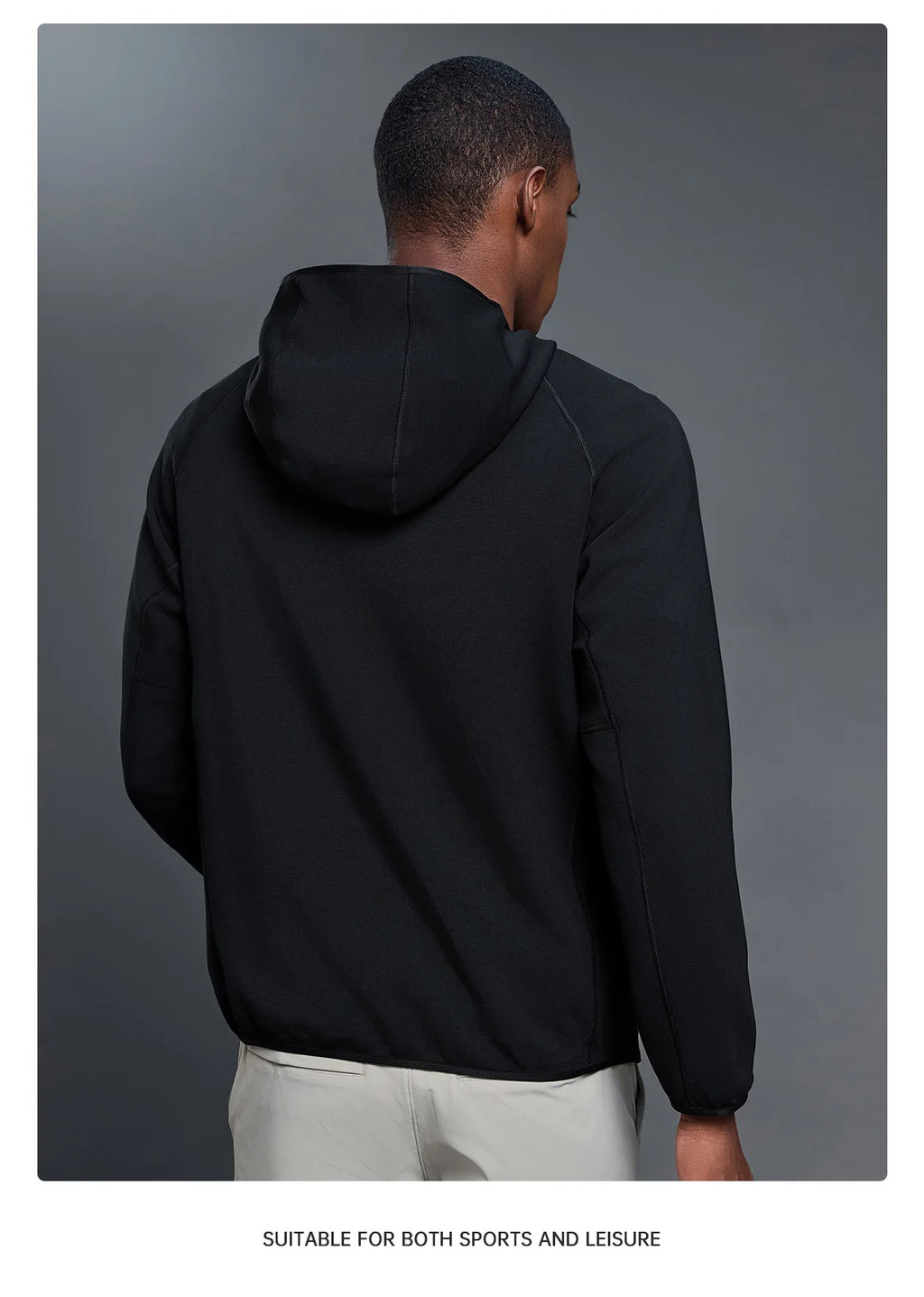 Men's Loose Hooded Sports Hoodie