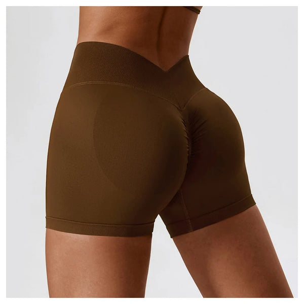 Women's Seamless Scrunch Butt Biker Shorts 
