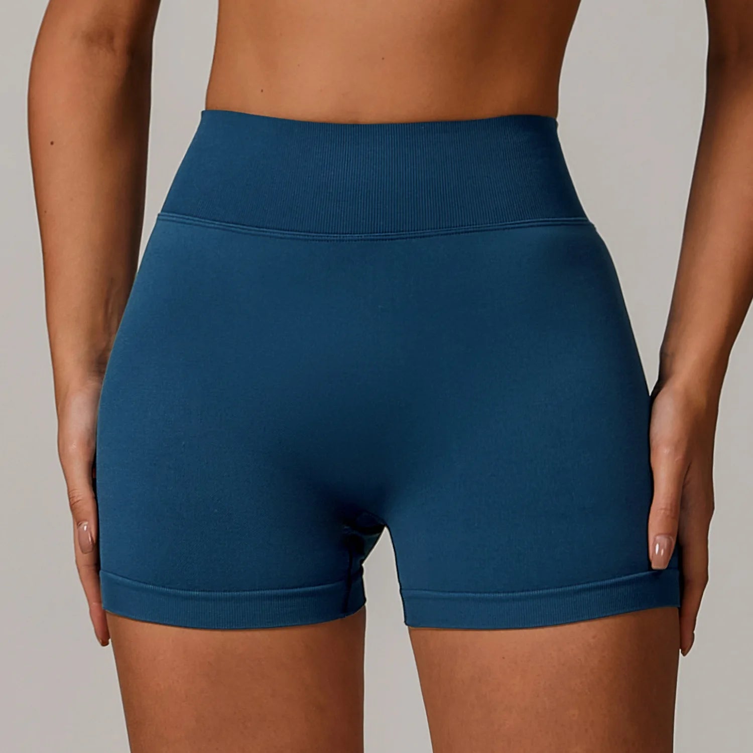 Women's Seamless Scrunch Butt Biker Shorts 