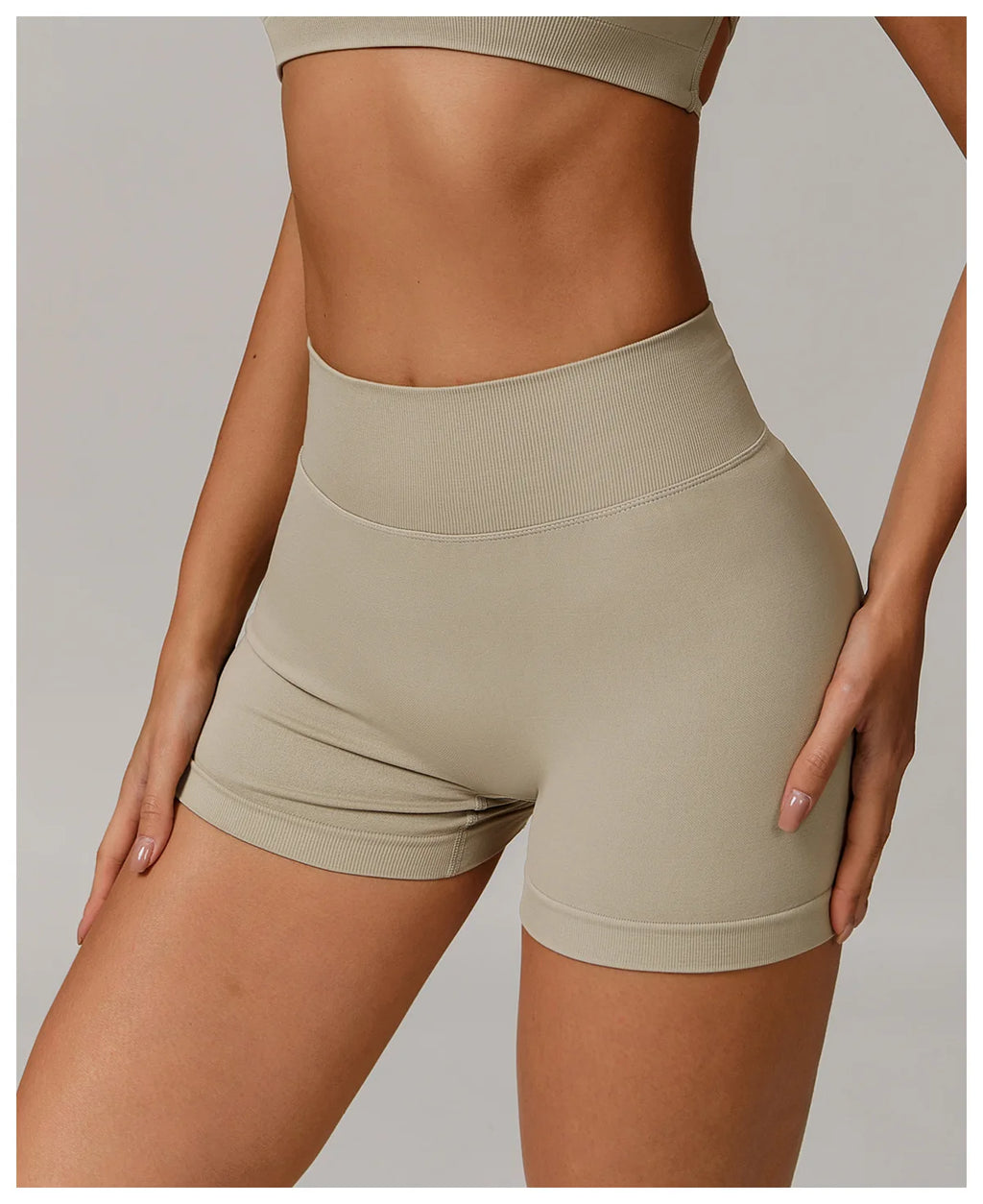 Women's Seamless Scrunch Butt Biker Shorts 