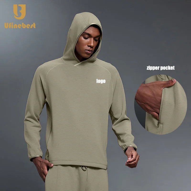 Men's Loose Hooded Sports Hoodie