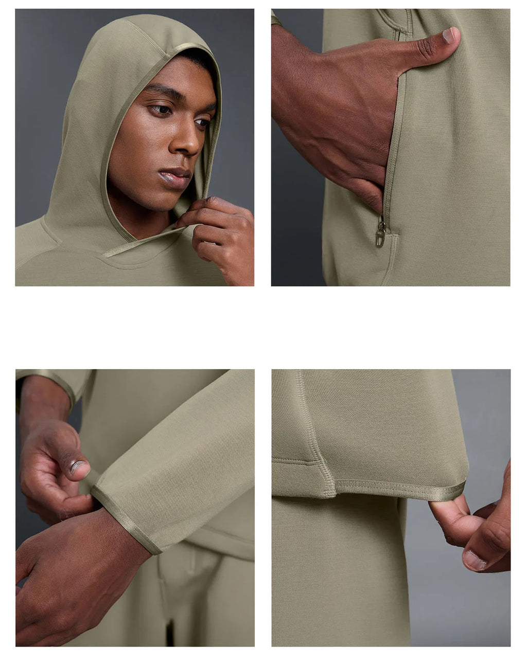 Men's Loose Hooded Sports Hoodie