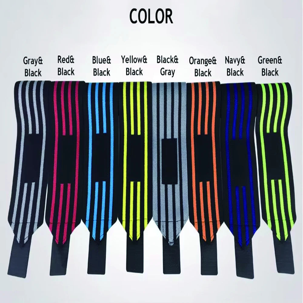 Customized Gym Powerlifting Wrist Wraps with Palm Coverage and Thumb Loops
