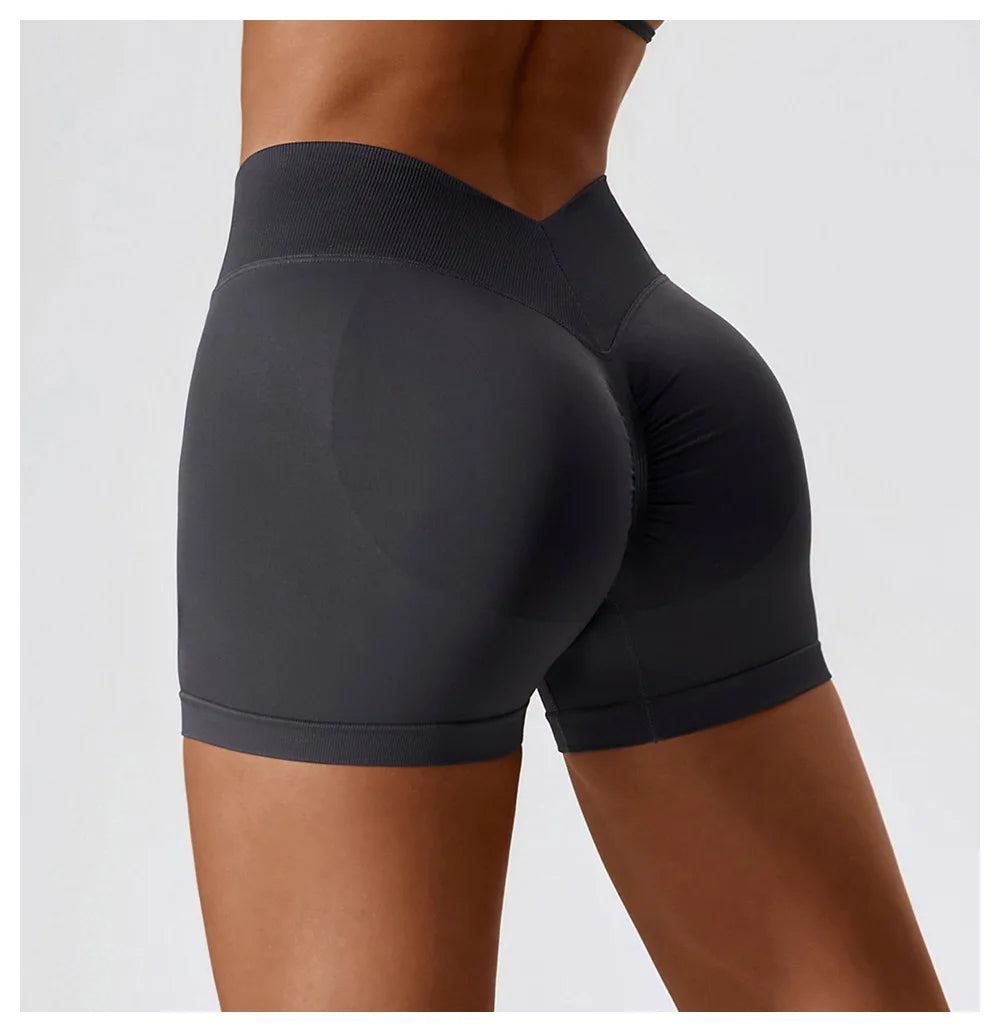 Women's Seamless Scrunch Butt Biker Shorts 