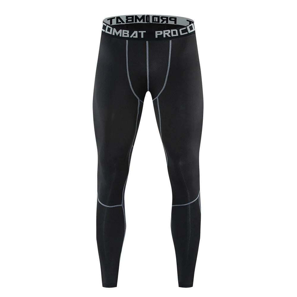 Custom Men Compression Gym Sports Tights Men'S Basketball Leggings Quick-Drying Compression Training Compression Pants for Men