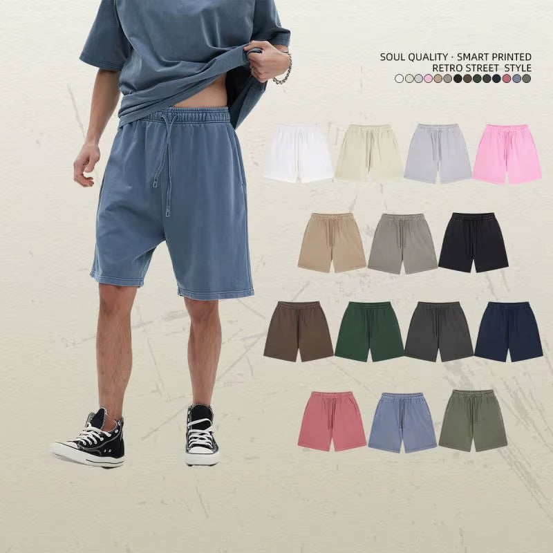 STRYD 420GSM Acid Wash Shorts 