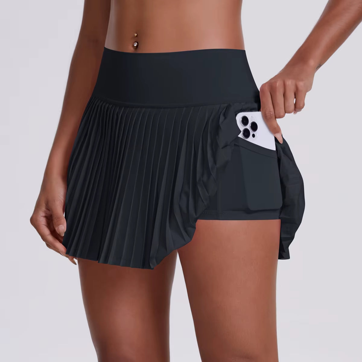 High Waisted Wholesale Women'S Tennis Golf Skirts Inner Shorts Athletic Skorts Sports Running Pickleball Skirt with Pockets