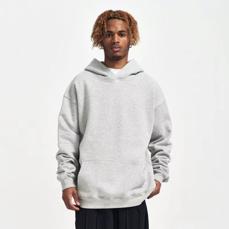 Men's Oversized Blank Pullover 