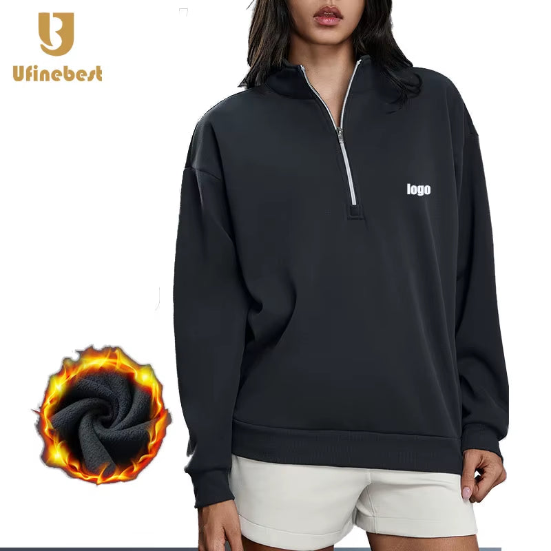 Women's Zip Collar Sweatshirt 