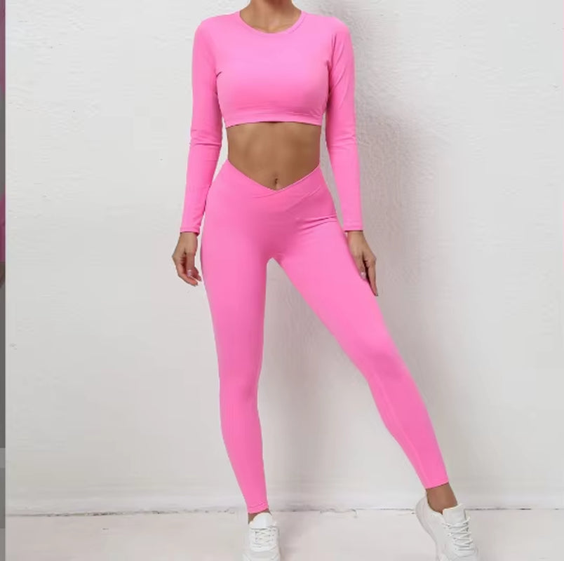 2024 Activewear Gym Wear Backless Long Sleeve for Women Long Sleeve Gym Yoga Sports Long Sleeve Shirts with Thumb Holes