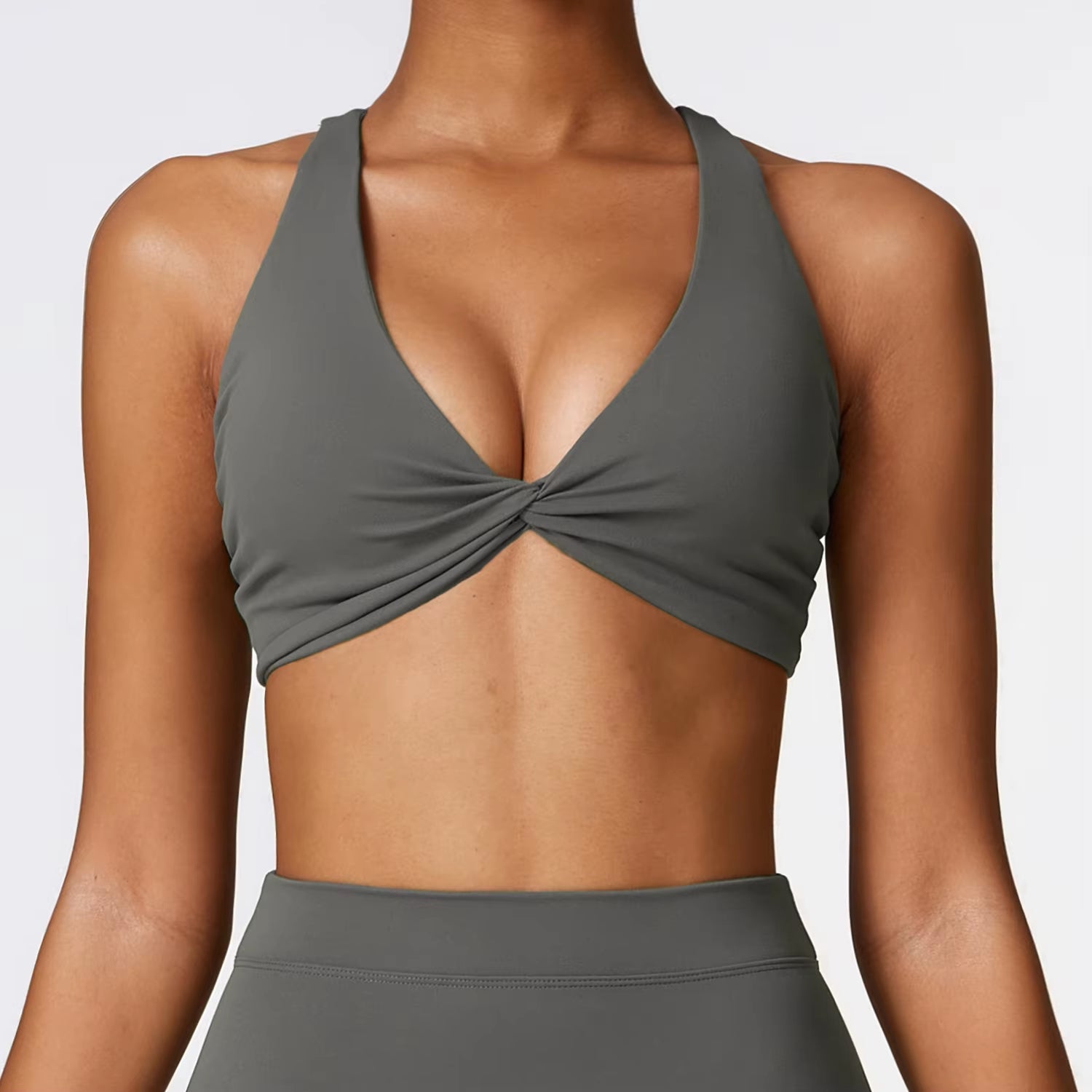 Quick Drying Gym Bra Custom Logo Gym Fitness Yoga Wear Sports Sexy Cross Back Backless Yoga Bra for Women