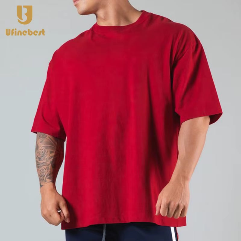 2025 New Style Fashionable Men Street Wear High Quality White T-Shirts Casual Gym Workout Tops 95% Cotton T-Shirt for Men